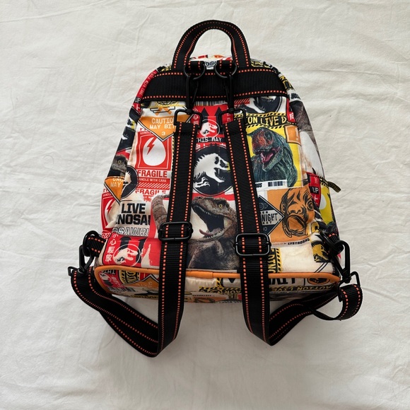 Universal Studios Jurassic Park Mini Backpack Jurassic World dinosaurs - Picture 3 of 4